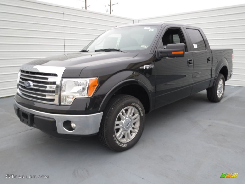 Tuxedo Black Metallic 2013 Ford F150 Lariat SuperCrew Exterior Photo #75909425