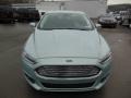 2013 Ice Storm Metallic Ford Fusion Hybrid SE  photo #3