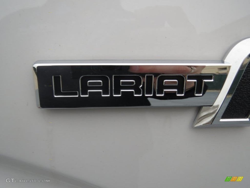2013 F150 Lariat SuperCrew - Oxford White / Adobe photo #13