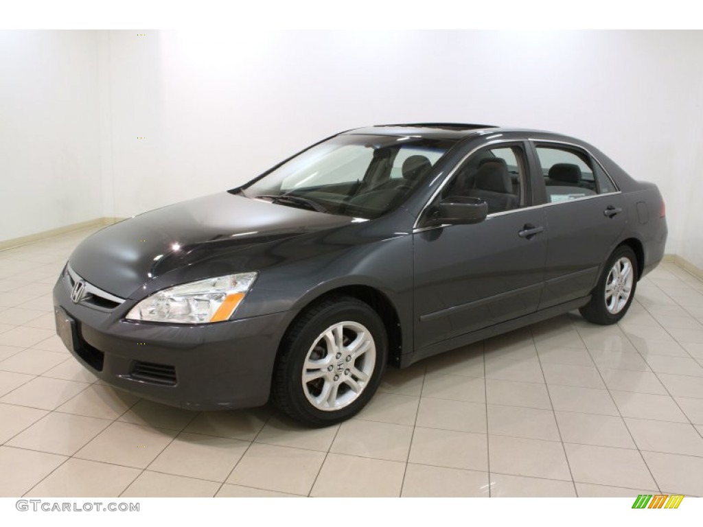 Graphite Pearl 2007 Honda Accord EX Sedan Exterior Photo #75910388