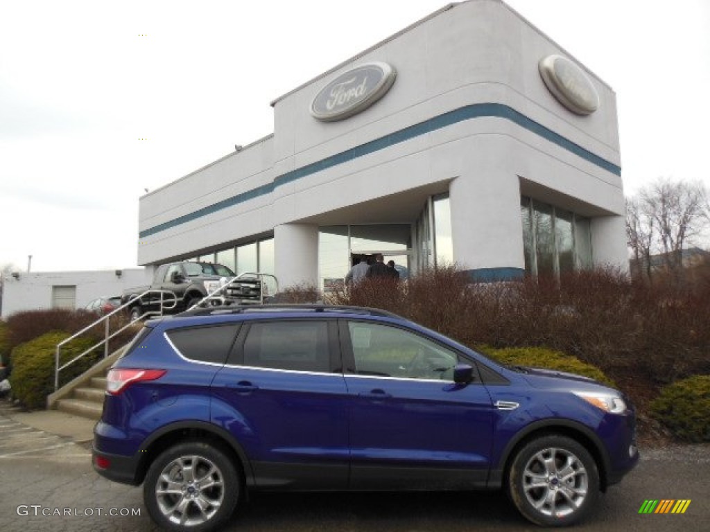 2013 Escape SE 1.6L EcoBoost 4WD - Deep Impact Blue Metallic / Charcoal Black photo #1