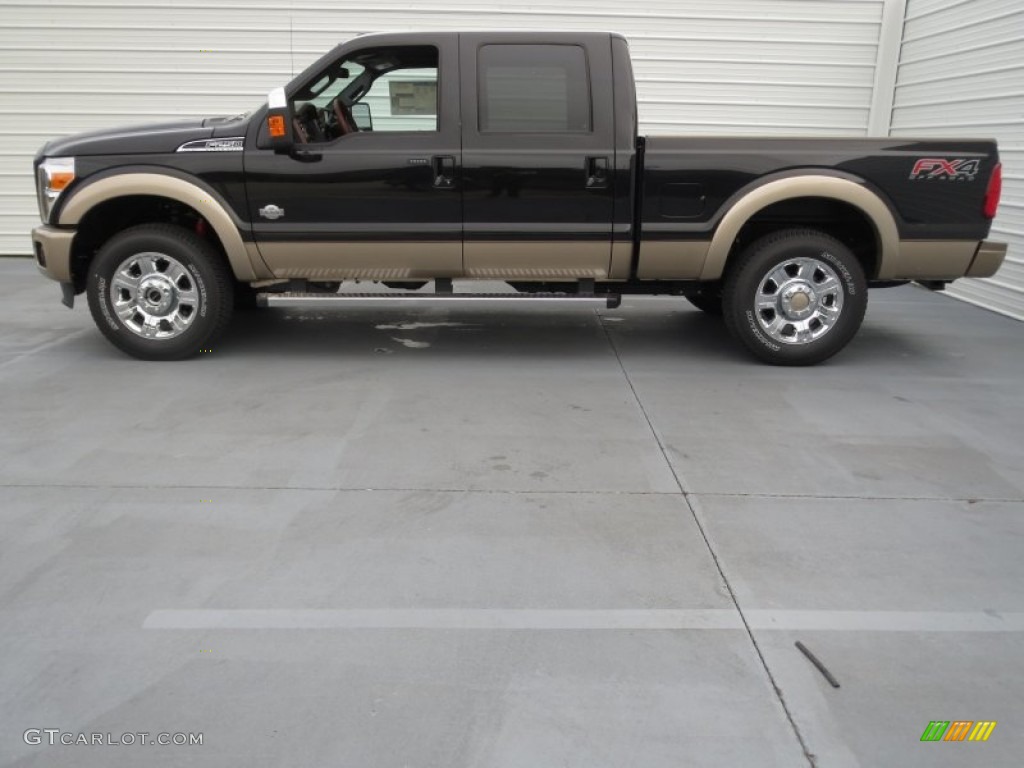 Tuxedo Black Metallic 2013 Ford F250 Super Duty King Ranch Crew Cab 4x4 Exterior Photo #75910936