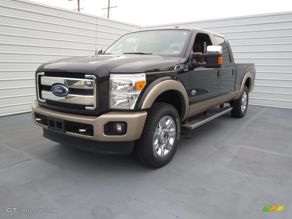 Tuxedo Black Metallic 2013 Ford F250 Super Duty King Ranch Crew Cab 4x4 Exterior Photo #75910949