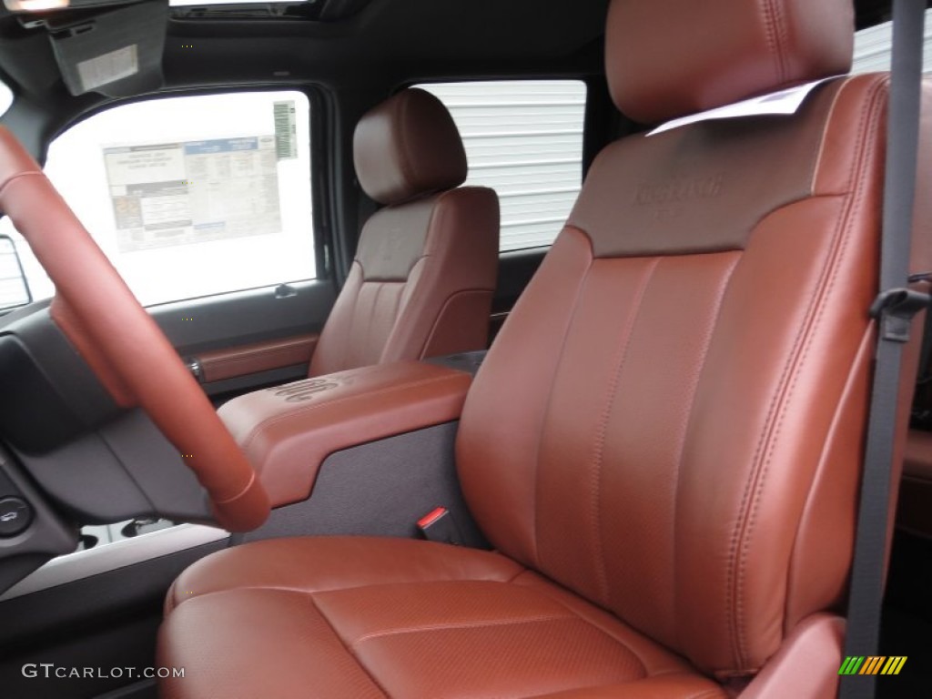 2013 Ford F250 Super Duty King Ranch Crew Cab 4x4 Front Seat Photo #75911275