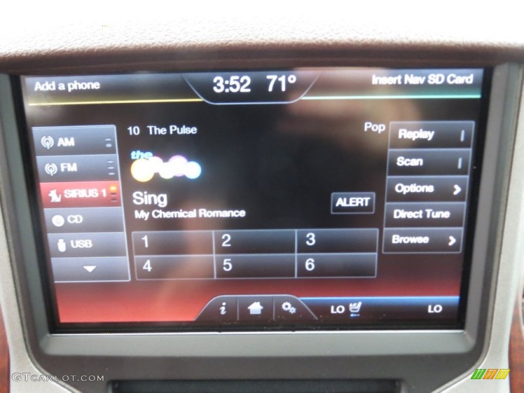 2013 Ford F250 Super Duty King Ranch Crew Cab 4x4 Controls Photo #75911359