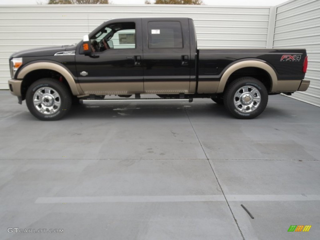 Tuxedo Black Metallic 2013 Ford F250 Super Duty King Ranch Crew Cab 4x4 Exterior Photo #75911498