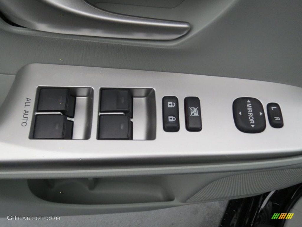 2013 Prius v Five Hybrid - Black / Misty Gray photo #23