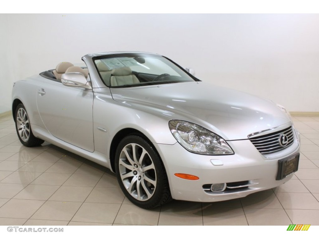 2009 SC 430 Pebble Beach Edition Convertible - Mercury Metallic / Ecru photo #1