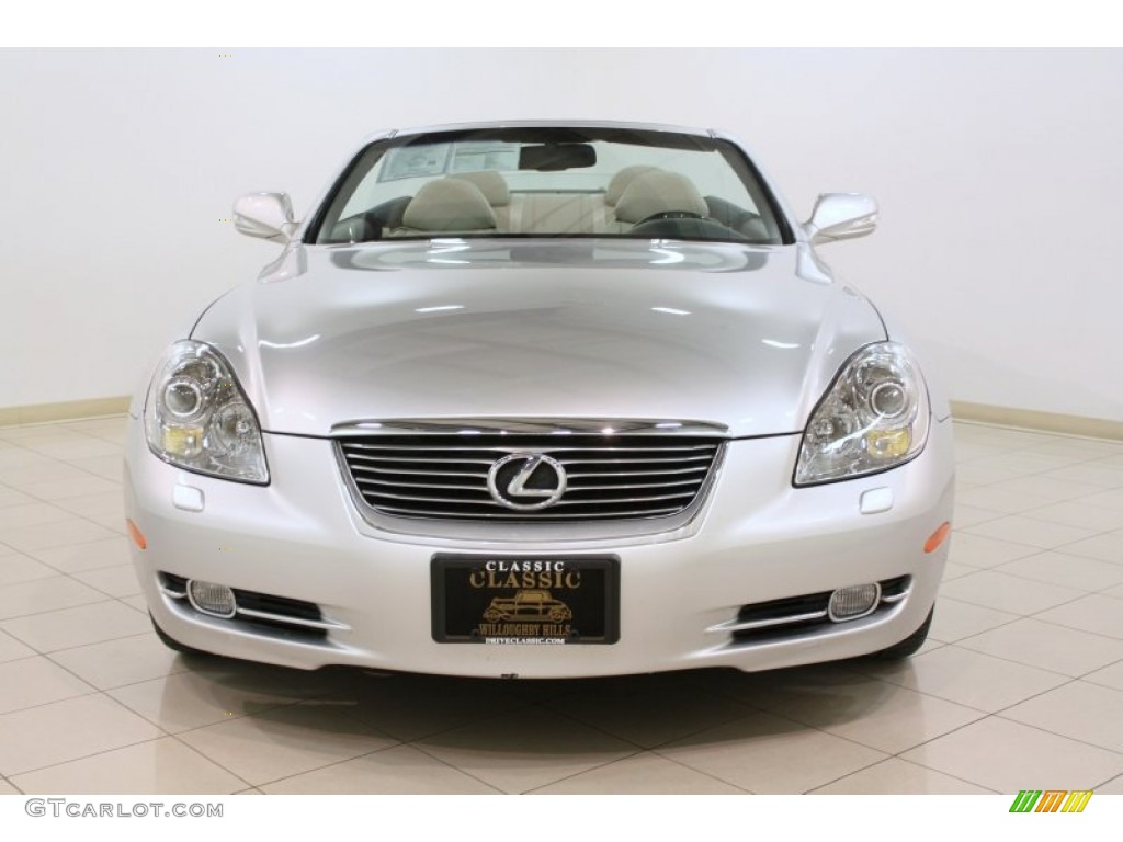 2009 SC 430 Pebble Beach Edition Convertible - Mercury Metallic / Ecru photo #2