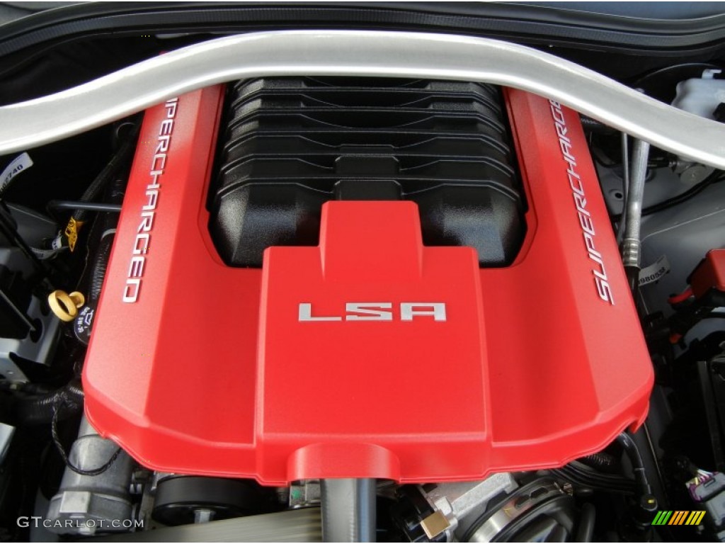 2012 Chevrolet Camaro ZL1 6.2 Liter Eaton Supercharged OHV 16-Valve LSA V8 Engine Photo #75912692