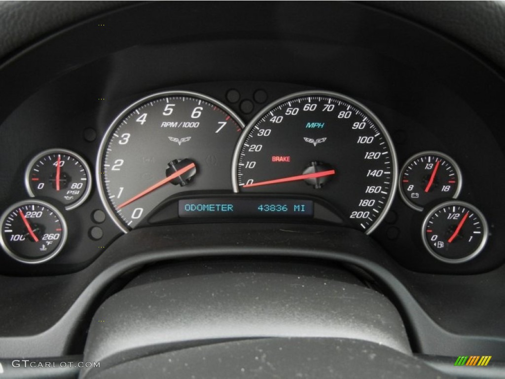 2007 Chevrolet Corvette Coupe Gauges Photo #75913454