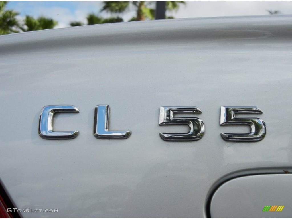 2004 CL 55 AMG - Brilliant Silver Metallic / Ash photo #9