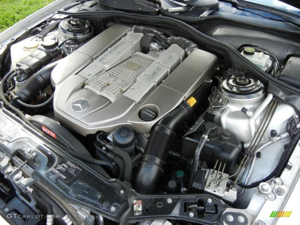 2004 CL 55 AMG - Brilliant Silver Metallic / Ash photo #32