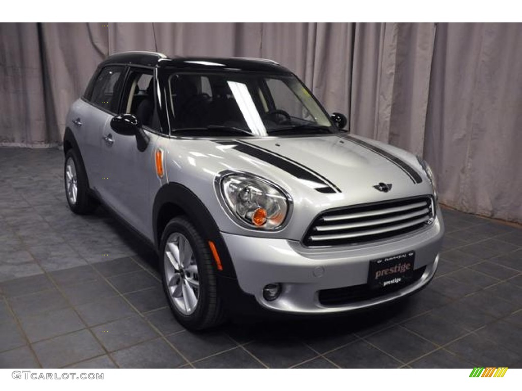 Crystal Silver Metallic 2013 Mini Cooper Countryman Exterior Photo #75915246
