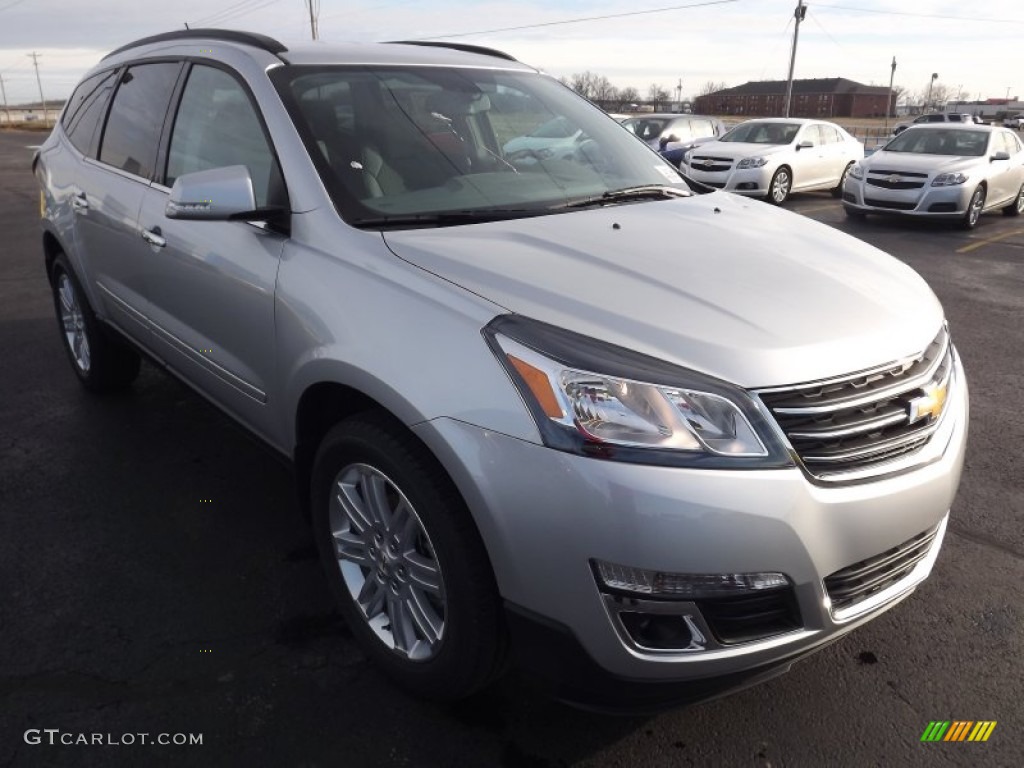 2013 Traverse LT - Silver Ice Metallic / Dark Titanium/Light Titanium photo #3