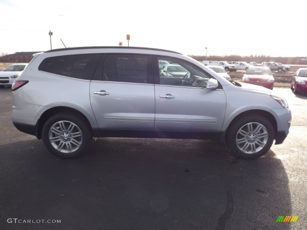 2013 Traverse LT - Silver Ice Metallic / Dark Titanium/Light Titanium photo #4