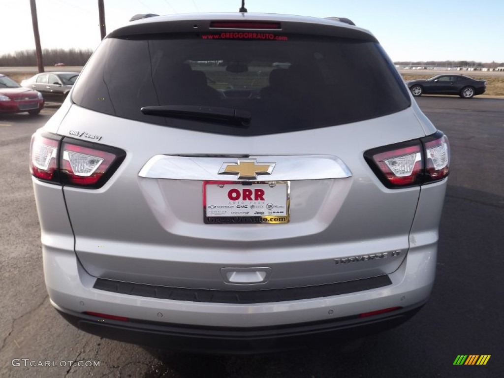 2013 Traverse LT - Silver Ice Metallic / Dark Titanium/Light Titanium photo #6
