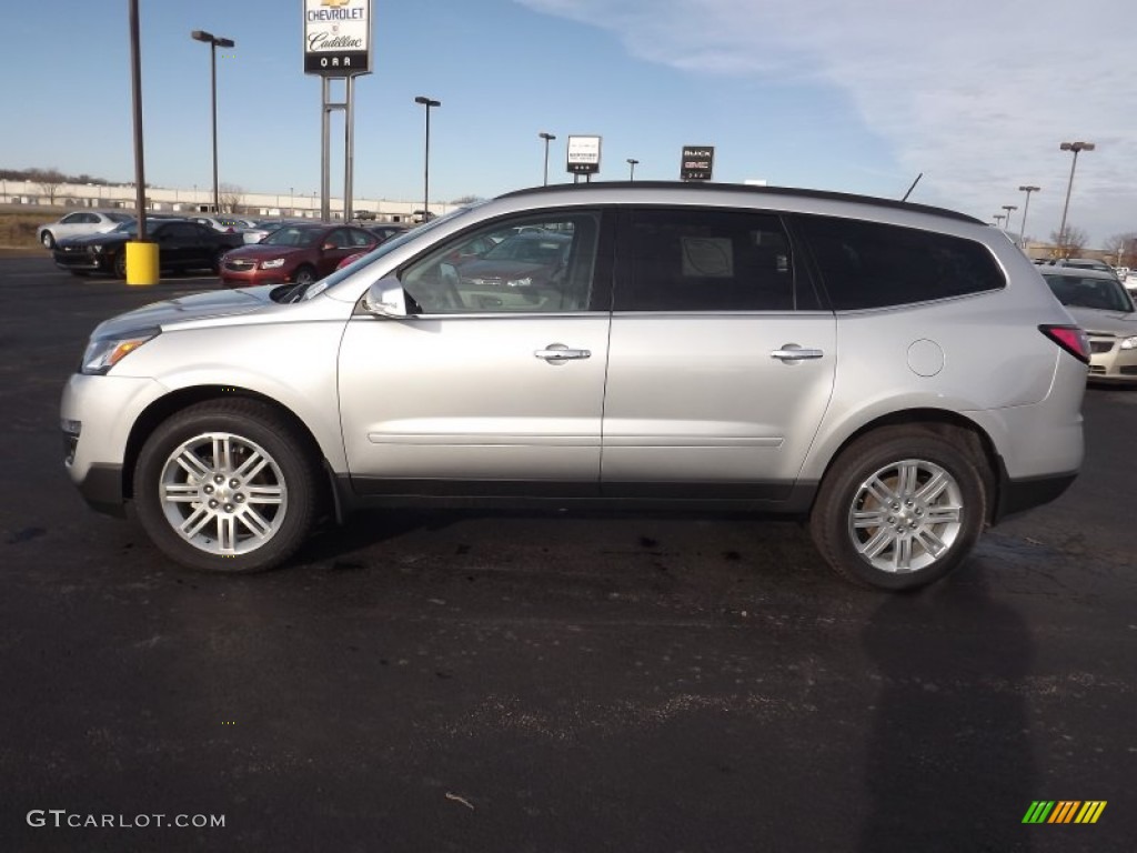 2013 Traverse LT - Silver Ice Metallic / Dark Titanium/Light Titanium photo #8