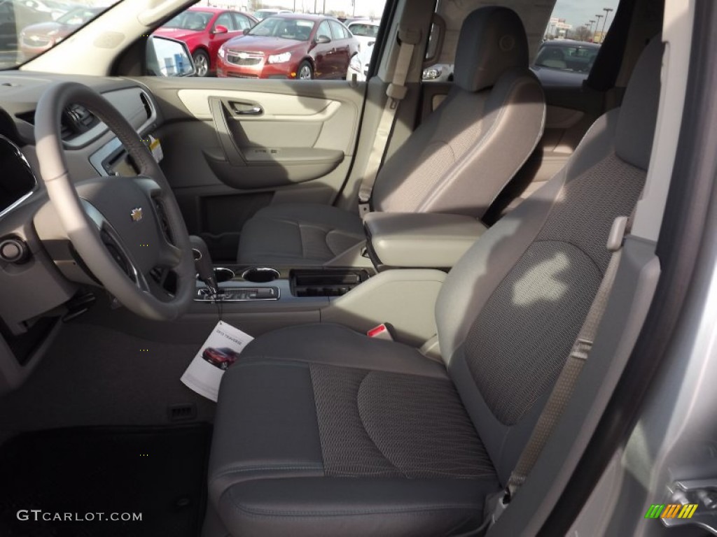 2013 Traverse LT - Silver Ice Metallic / Dark Titanium/Light Titanium photo #11