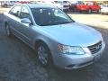 Medium Silver Blue 2009 Hyundai Sonata GLS V6 Exterior