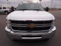 Summit White - Silverado 3500HD WT Crew Cab 4x4 Dually Chassis Photo No. 2