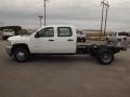 Summit White - Silverado 3500HD WT Crew Cab 4x4 Dually Chassis Photo No. 8