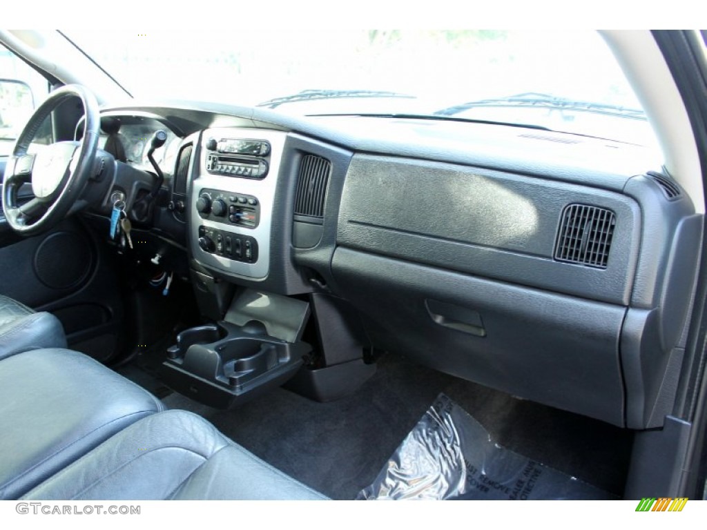 2004 Dodge Ram 2500 Laramie Quad Cab 4x4 Dark Slate Gray Dashboard Photo #75916723