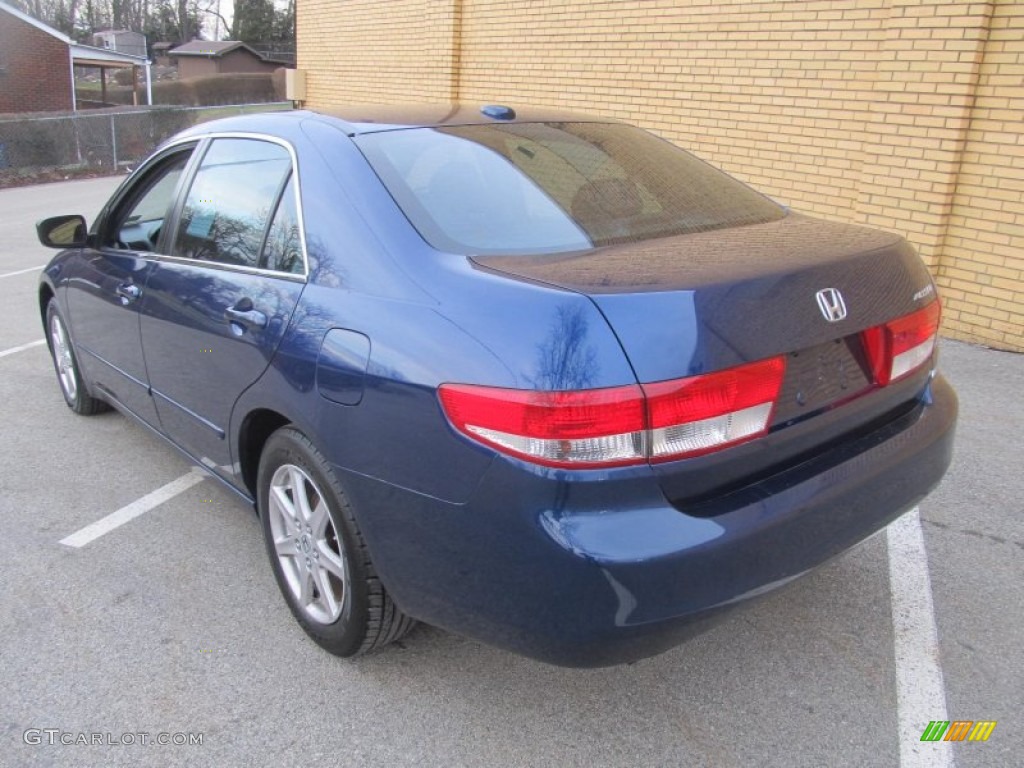 2004 Accord EX V6 Sedan - Eternal Blue Pearl / Gray photo #3