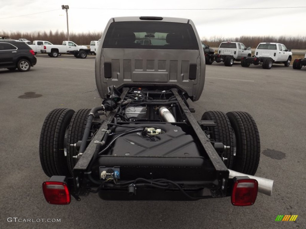 Graystone Metallic 2013 Chevrolet Silverado 3500HD WT Crew Cab 4x4 Chassis Exterior Photo #75916946