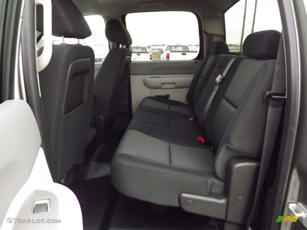 2013 Chevrolet Silverado 3500HD WT Crew Cab 4x4 Chassis Rear Seat Photos