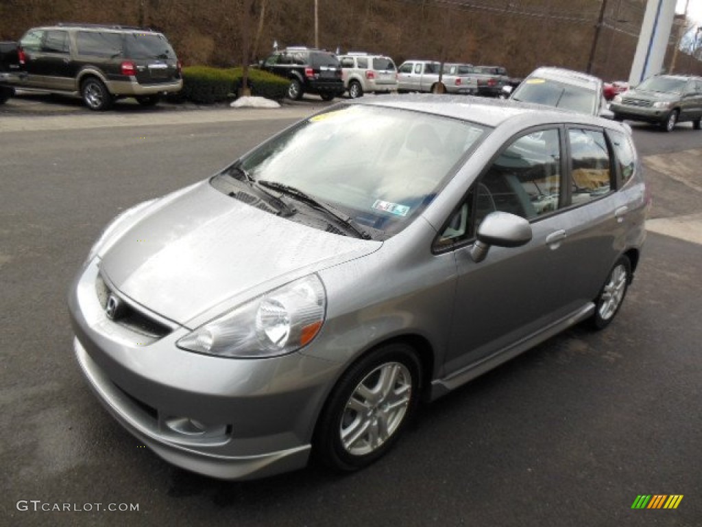 Storm Silver Metallic 2008 Honda Fit Sport Exterior Photo #75917363