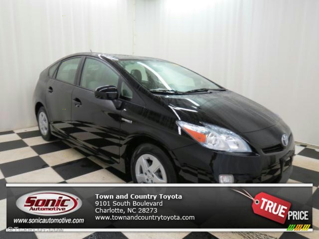 2010 Prius Hybrid II - Black / Misty Gray photo #1