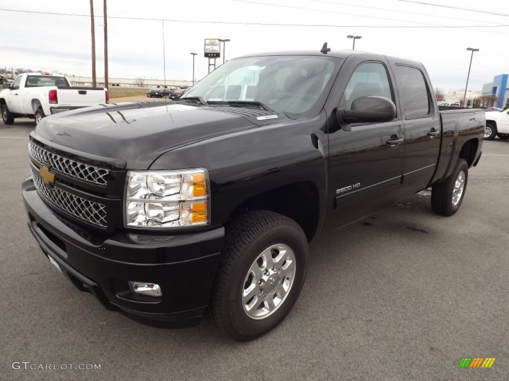 2013 Silverado 2500HD LTZ Crew Cab 4x4 - Black / Ebony photo #1