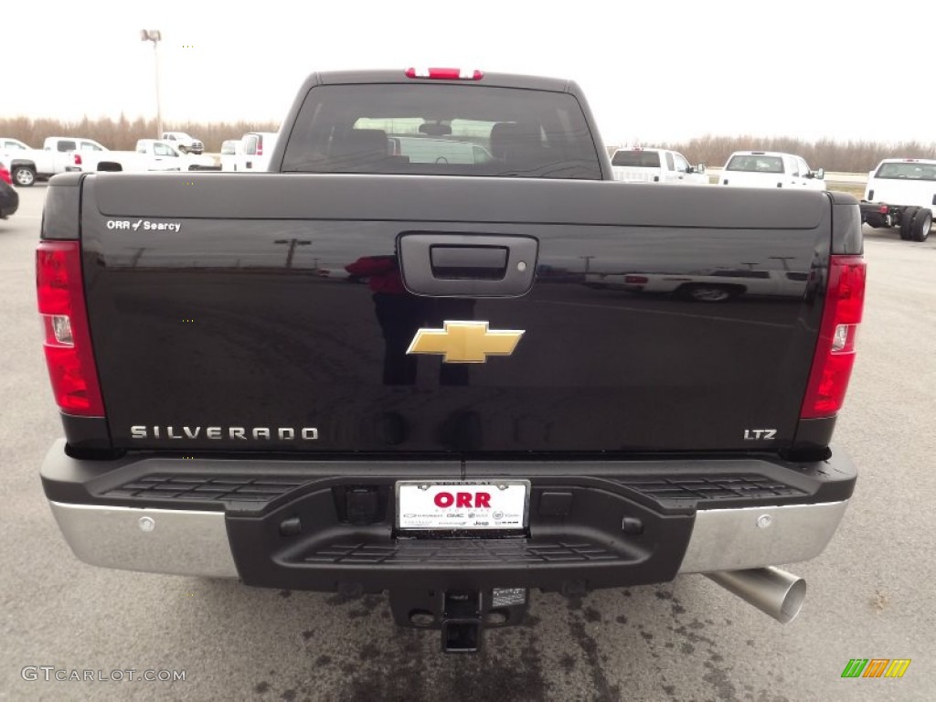 2013 Silverado 2500HD LTZ Crew Cab 4x4 - Black / Ebony photo #6