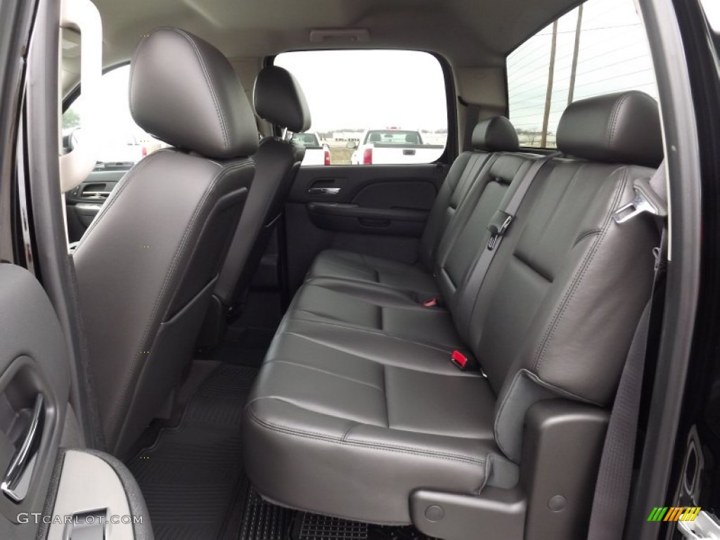 Ebony Interior 2013 Chevrolet Silverado 2500HD LTZ Crew Cab 4x4 Photo #75918224