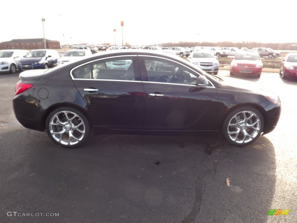 Black Diamond Tricoat 2013 Buick Regal GS Exterior Photo #75918725