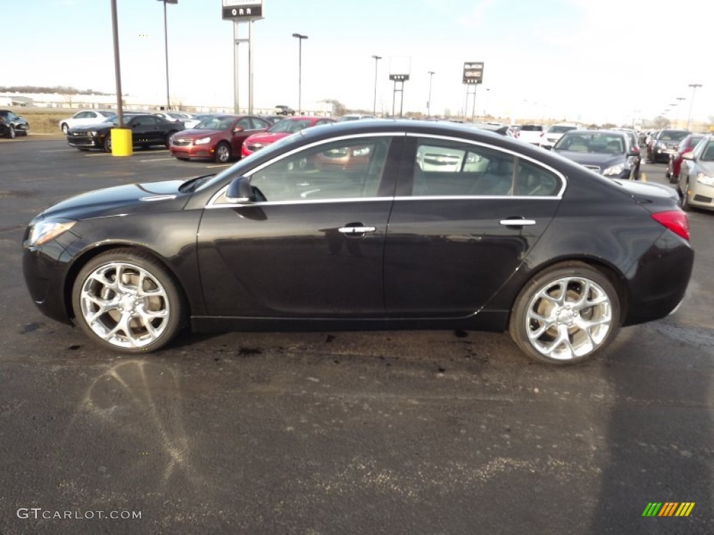 Black Diamond Tricoat 2013 Buick Regal GS Exterior Photo #75918767