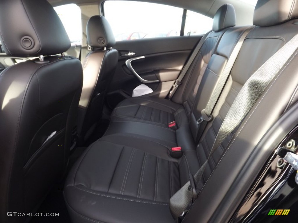 Ebony Interior 2013 Buick Regal GS Photo #75918839