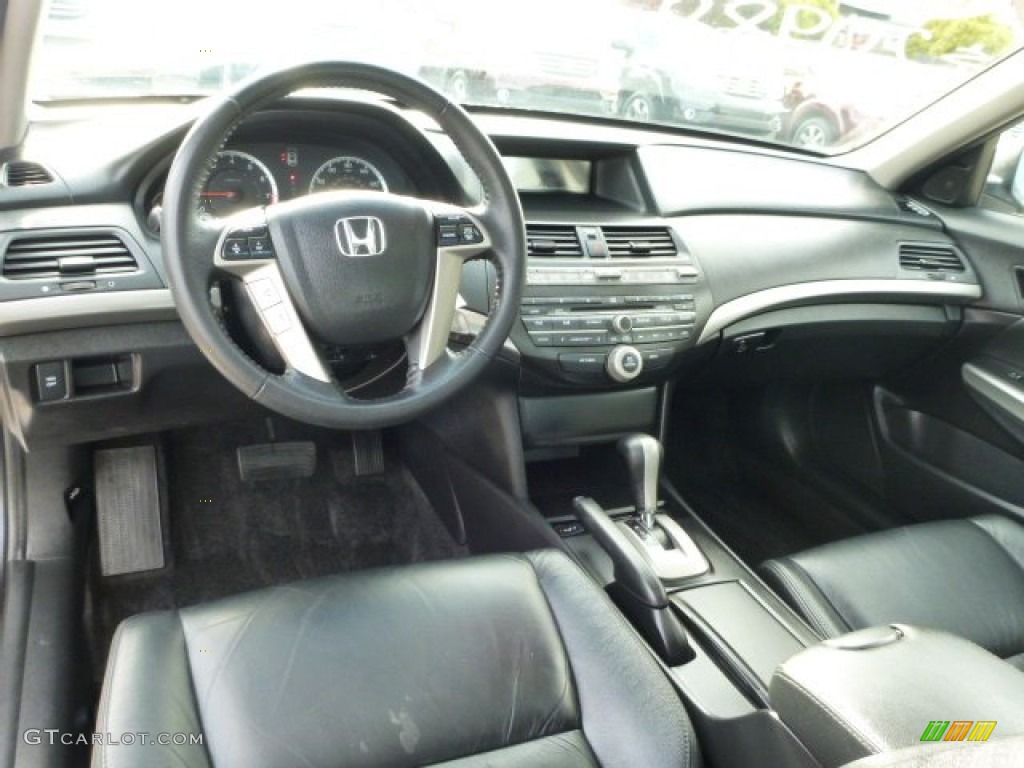 Black Interior 2010 Honda Accord EX-L V6 Sedan Photo #75918890
