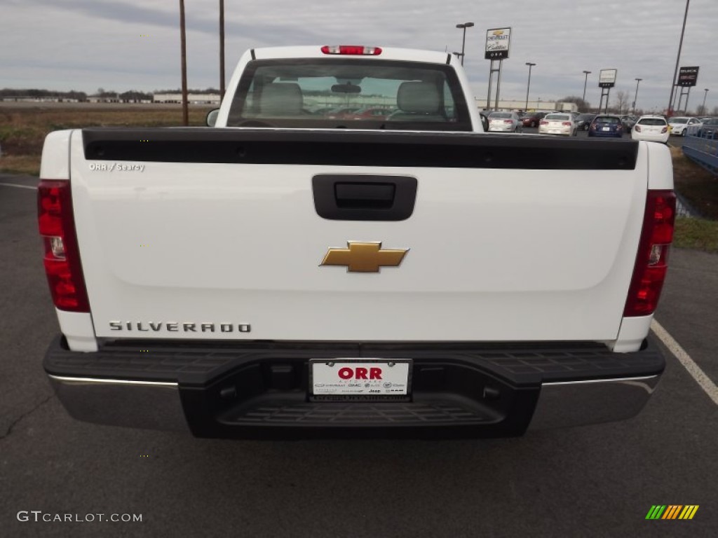 2012 Silverado 1500 Work Truck Regular Cab - Summit White / Dark Titanium photo #6