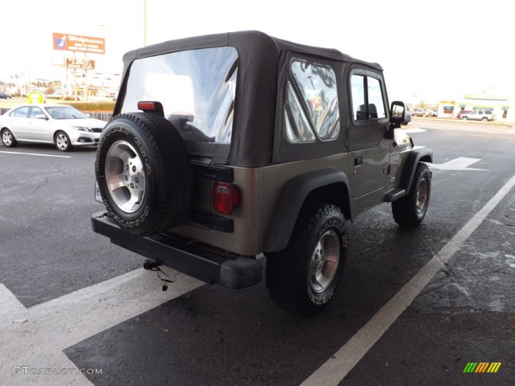 2004 Wrangler SE 4x4 - Light Khaki Metallic / Khaki photo #5