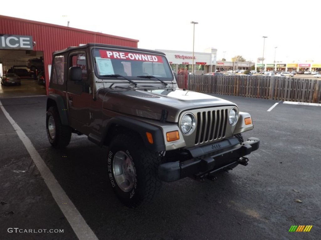 2004 Wrangler SE 4x4 - Light Khaki Metallic / Khaki photo #7
