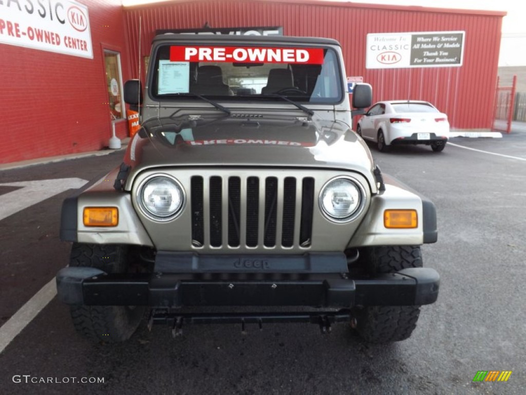 2004 Wrangler SE 4x4 - Light Khaki Metallic / Khaki photo #8