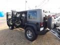 2007 Steel Blue Metallic Jeep Wrangler Unlimited X 4x4  photo #8