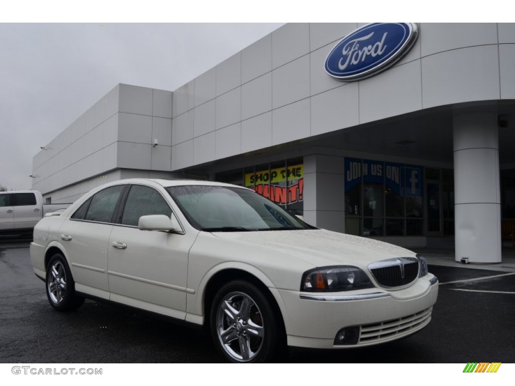 2005 LS V6 Luxury - Ceramic White Pearlescent / Camel photo #1