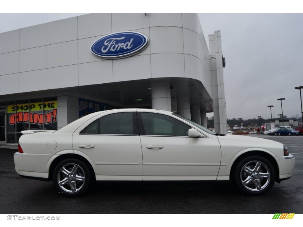 2005 LS V6 Luxury - Ceramic White Pearlescent / Camel photo #2