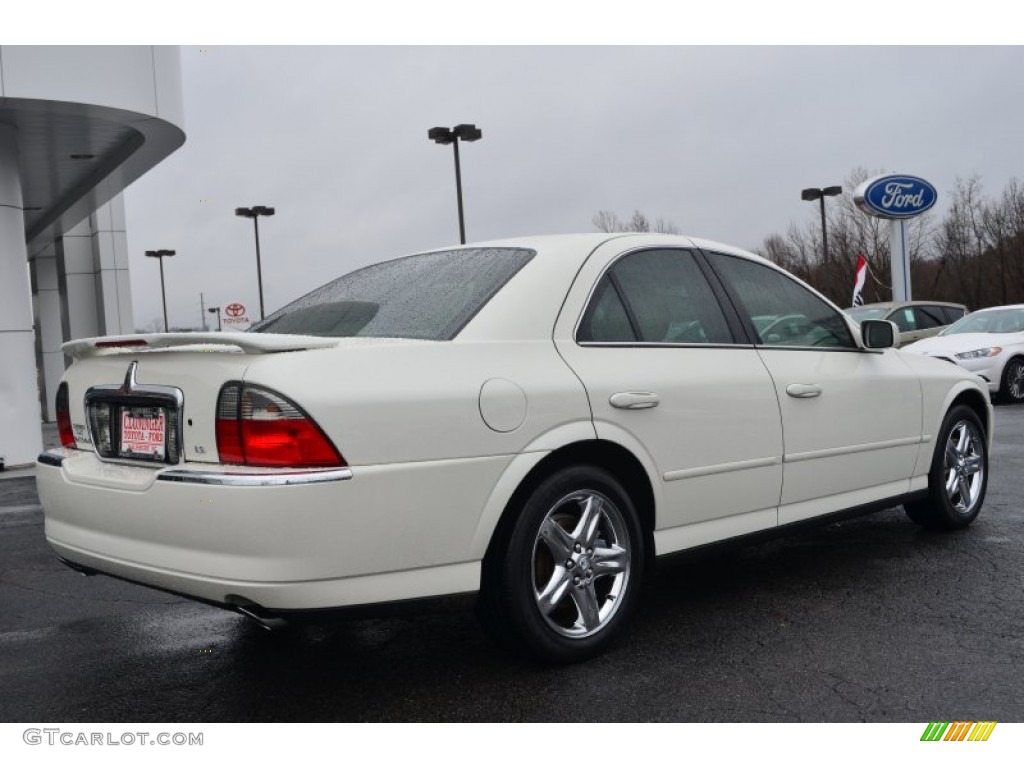 2005 LS V6 Luxury - Ceramic White Pearlescent / Camel photo #3