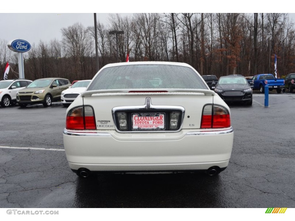 2005 LS V6 Luxury - Ceramic White Pearlescent / Camel photo #4