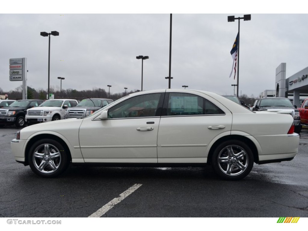 2005 LS V6 Luxury - Ceramic White Pearlescent / Camel photo #5