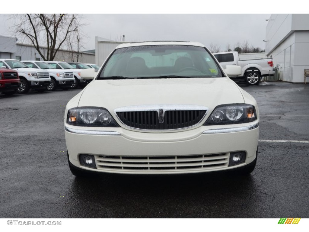 2005 LS V6 Luxury - Ceramic White Pearlescent / Camel photo #7